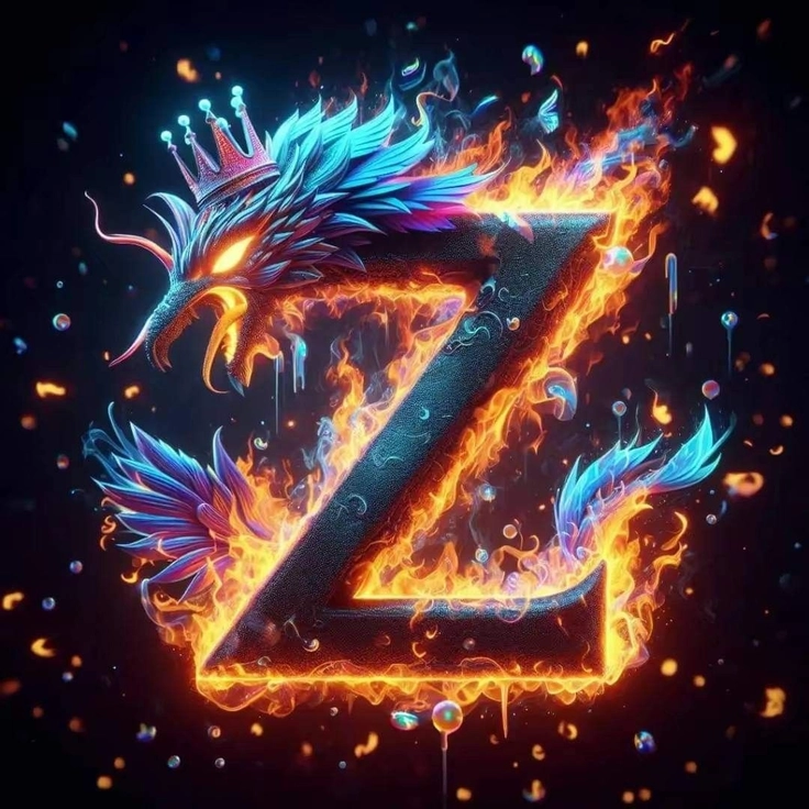 z letter gold dp 