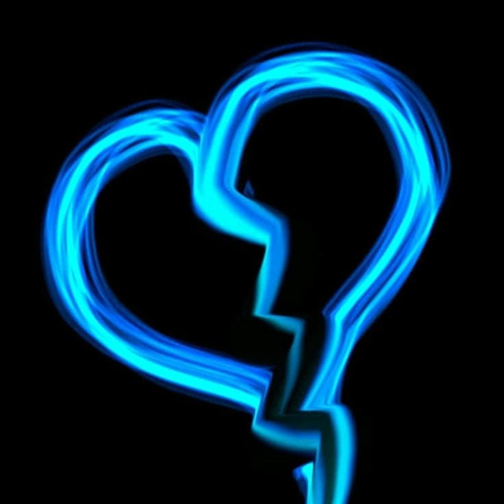 Broken Heart Dp dark mood heartbreak image