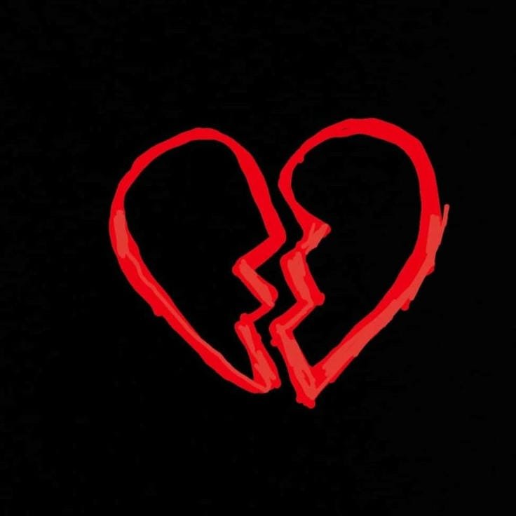 Broken Heart Dp lonely feeling aesthetic picture
