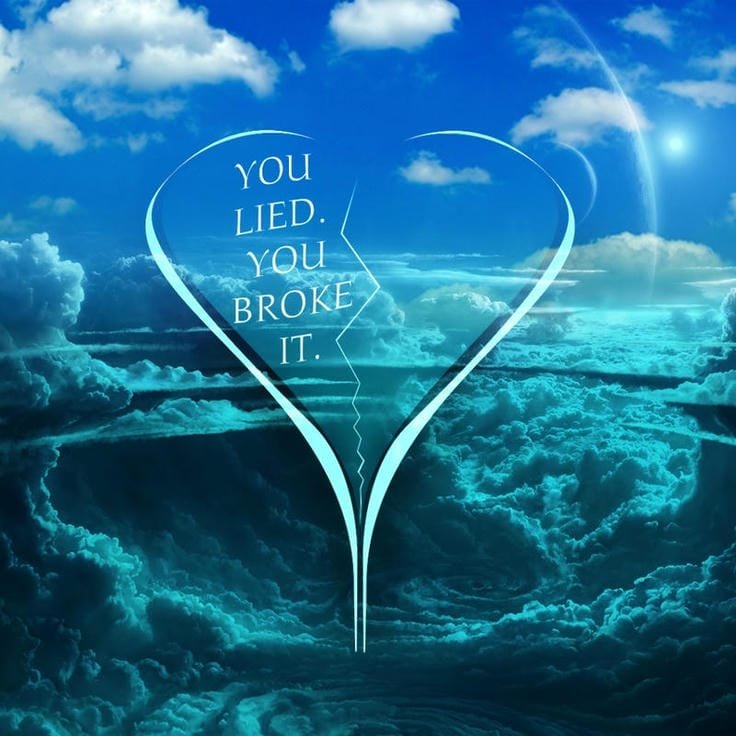 Broken Heart Dp sad emotional profile image