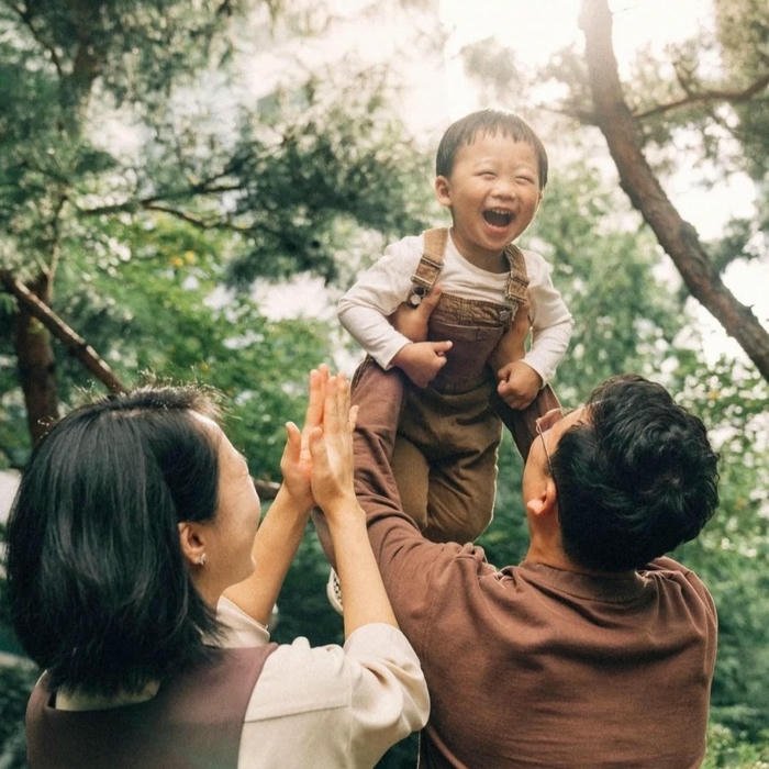 Cute Family DP WhatsApp for edit