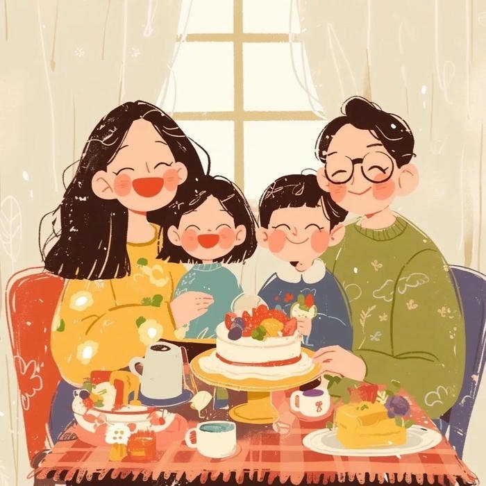 Cute Family DP for WhatsApp aesthetic