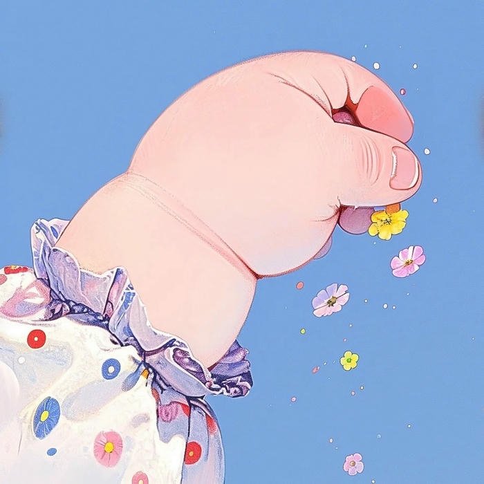 Cute Hand Pic for DP simple