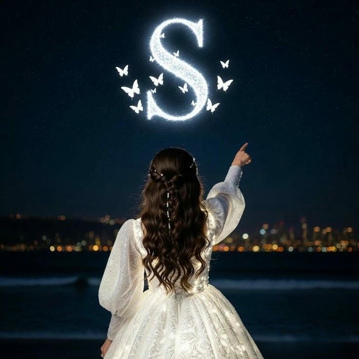 Cute S Letter DP photo