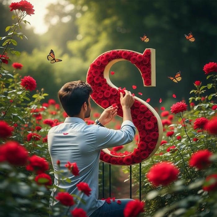 Cute S Letter DP pic