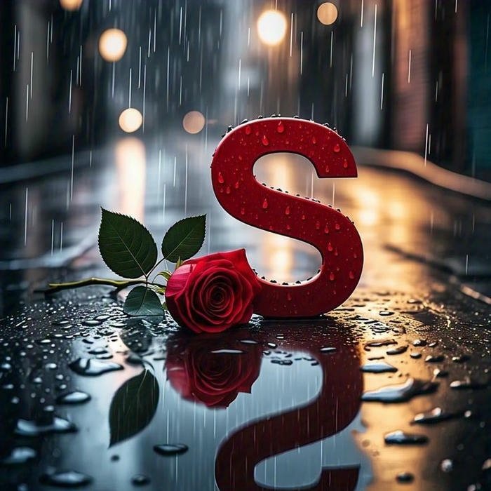 Cute S Letter DP wallpaper