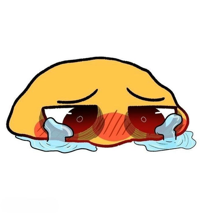Cute Sad Emoji DP wallpaper