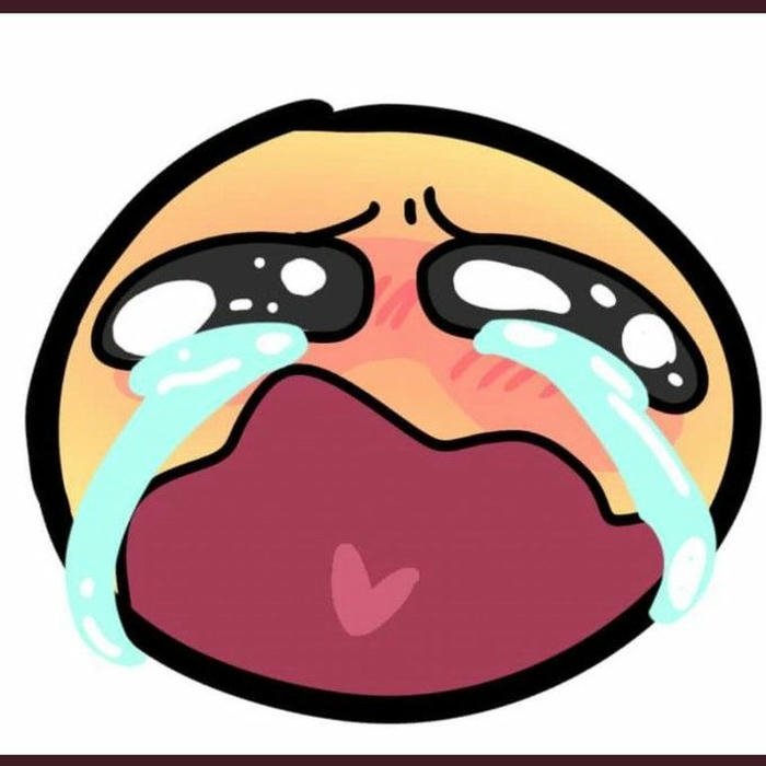 DP Cute Sad Emoji art