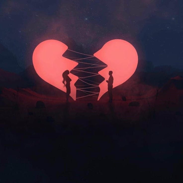 Heart Broken Dp deep pain love loss