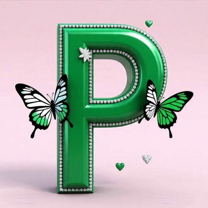 P Letter DP wallpaper