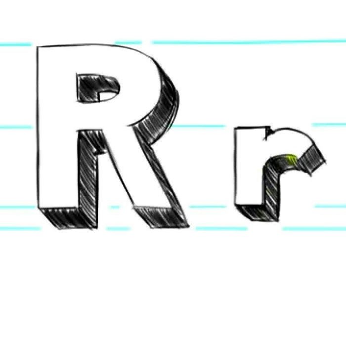R Letter DP style