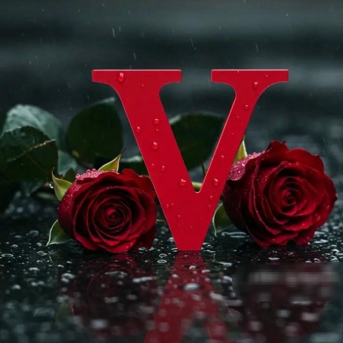 V Letter Images for DP hd
