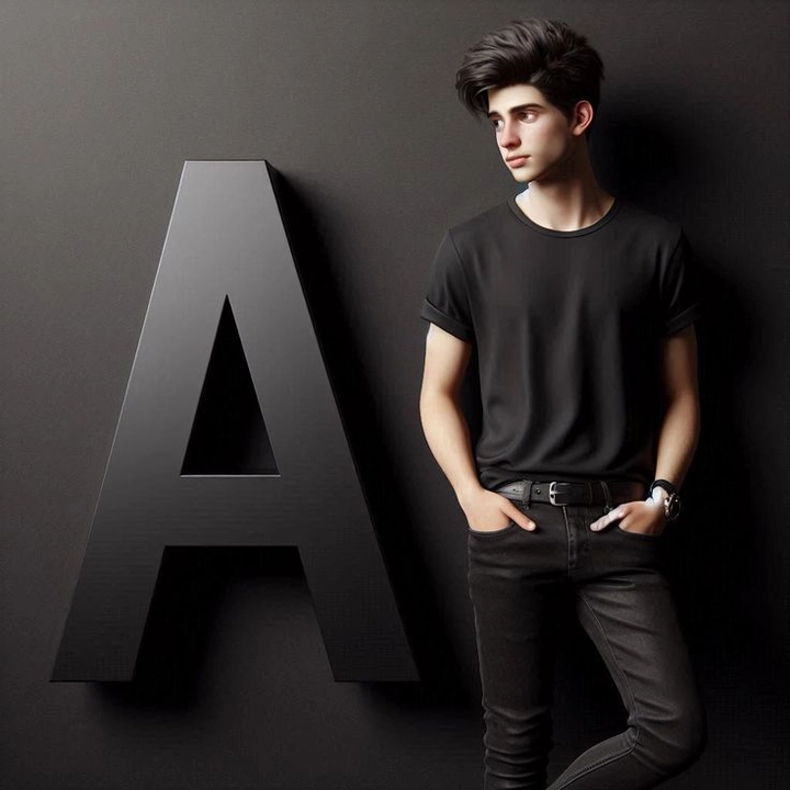 a letter design dp