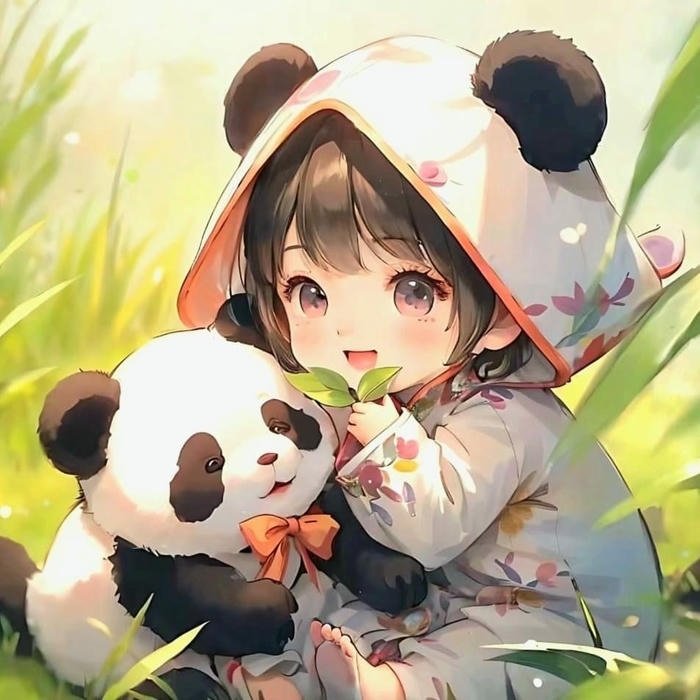 adorable Cute Panda Dp
