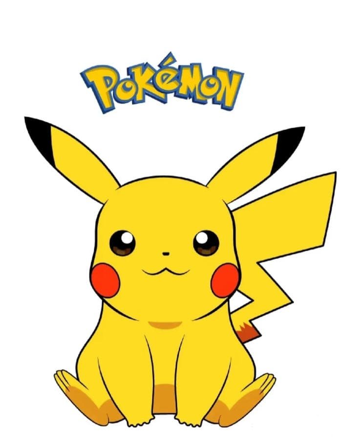 adorable pikachu cartoon image
