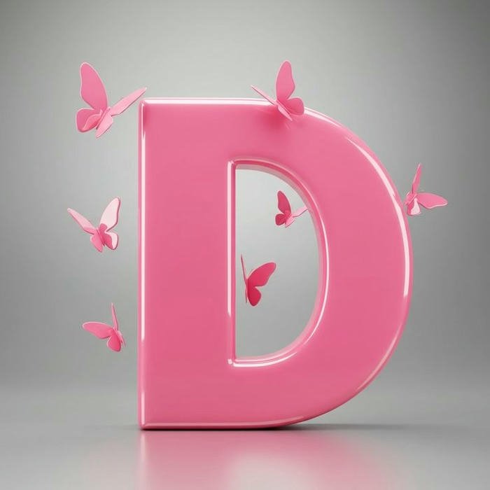 aesthetic D Letter Dp