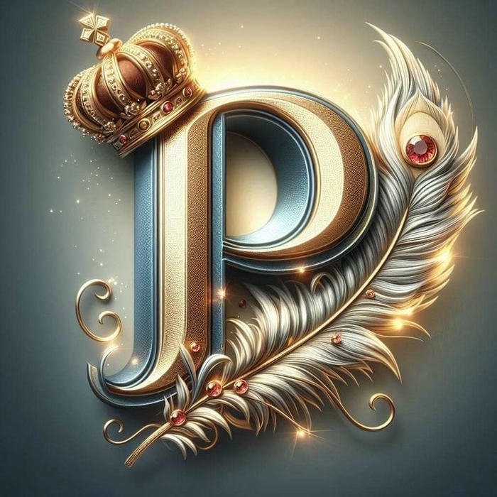 aesthetic P Letter DP