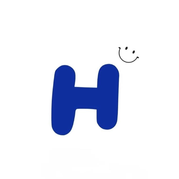 aesthetic h letter wallpaper
