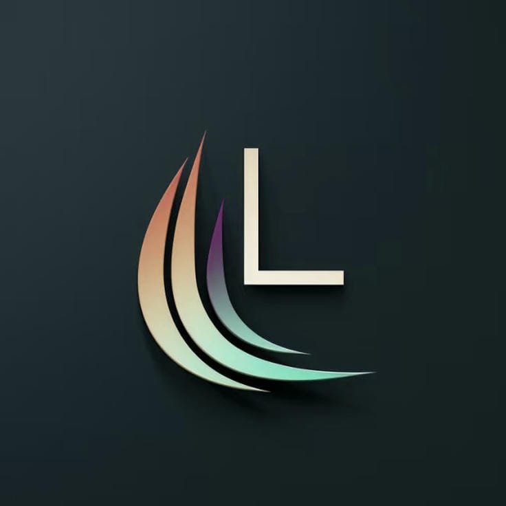 aesthetic l letter wallpaper