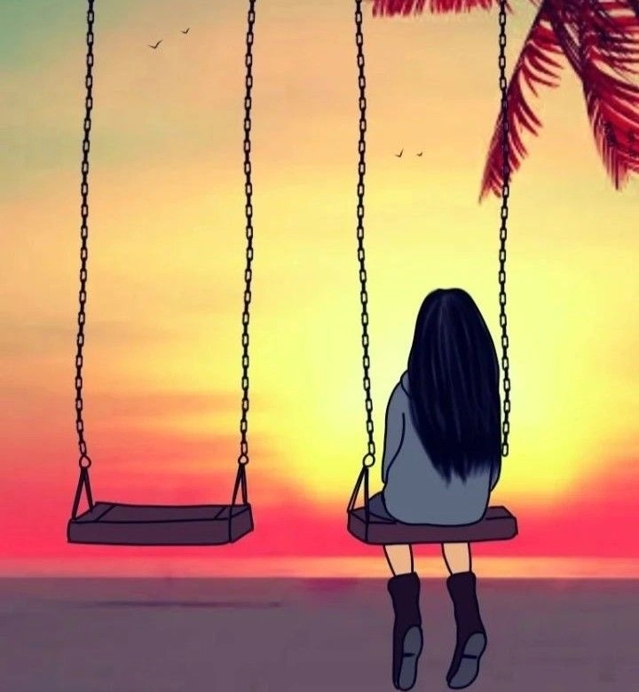 alone whatsapp dp girl