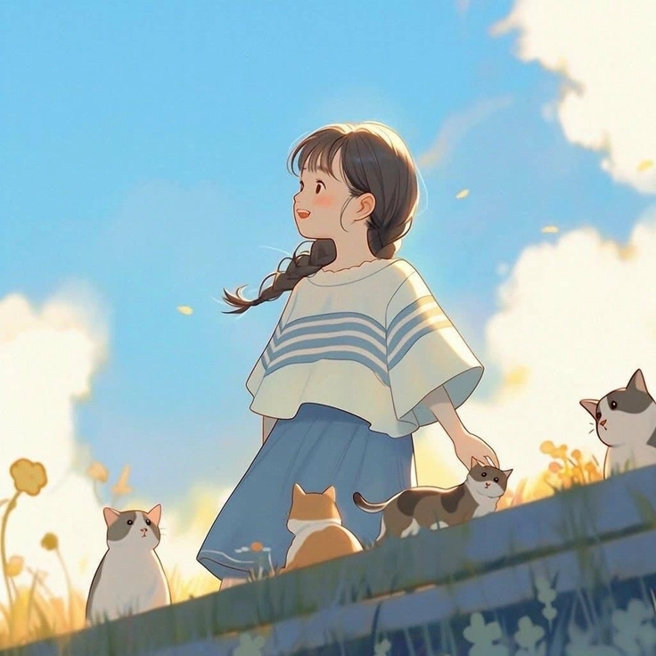 alone girl anime