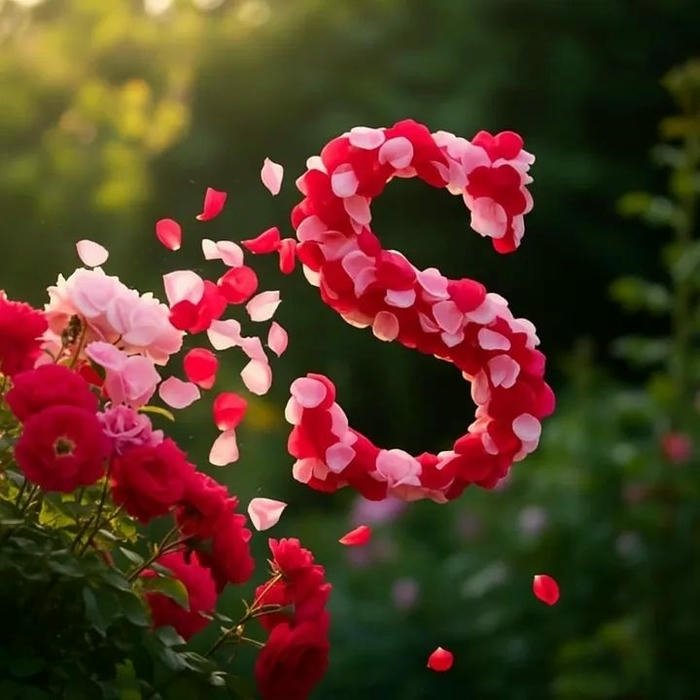 art Cute S Letter DP