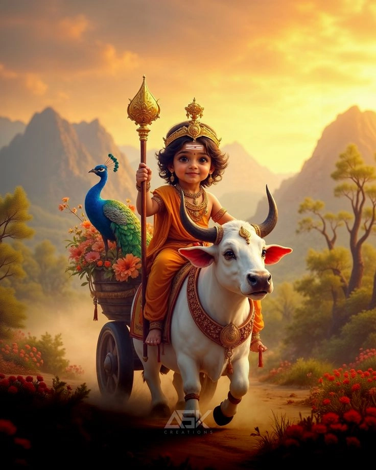 cute baby lord murugan