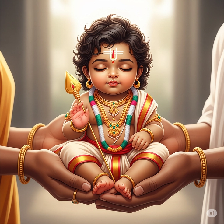 baby murugan drawing