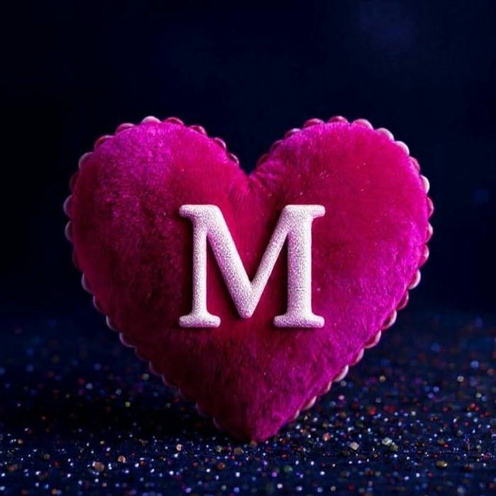 beautiful M Letter DP