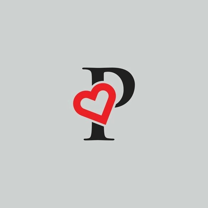 bold P Letter DP