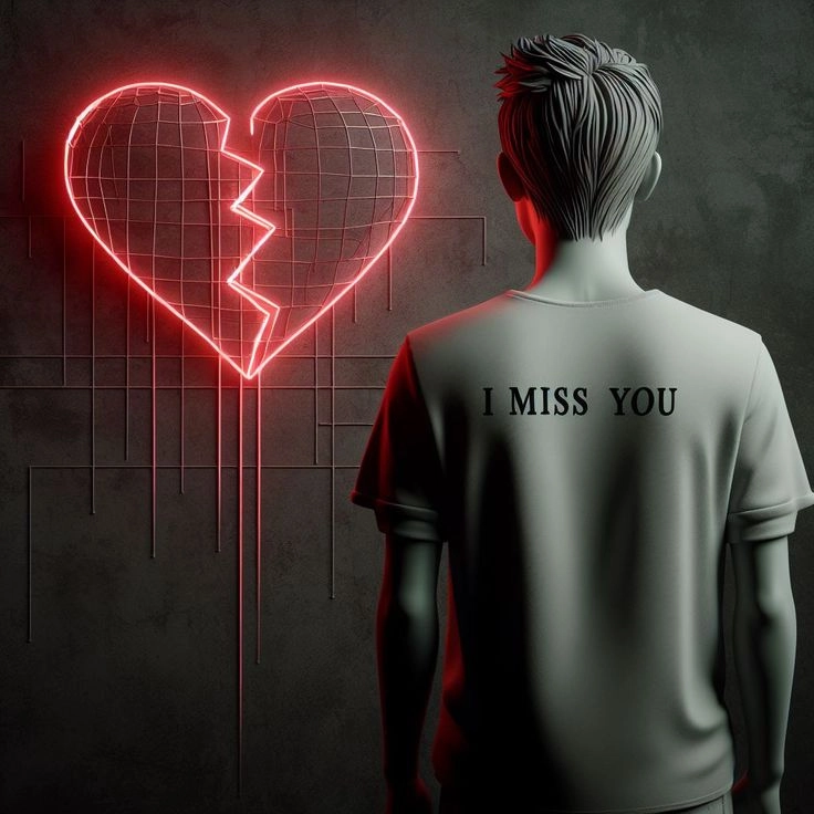broken heart emoji dp