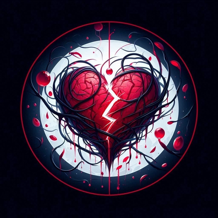 broken heart dp whatsapp