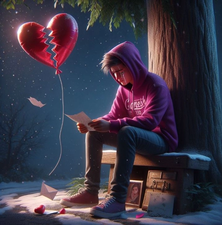 broken heart pic for dp