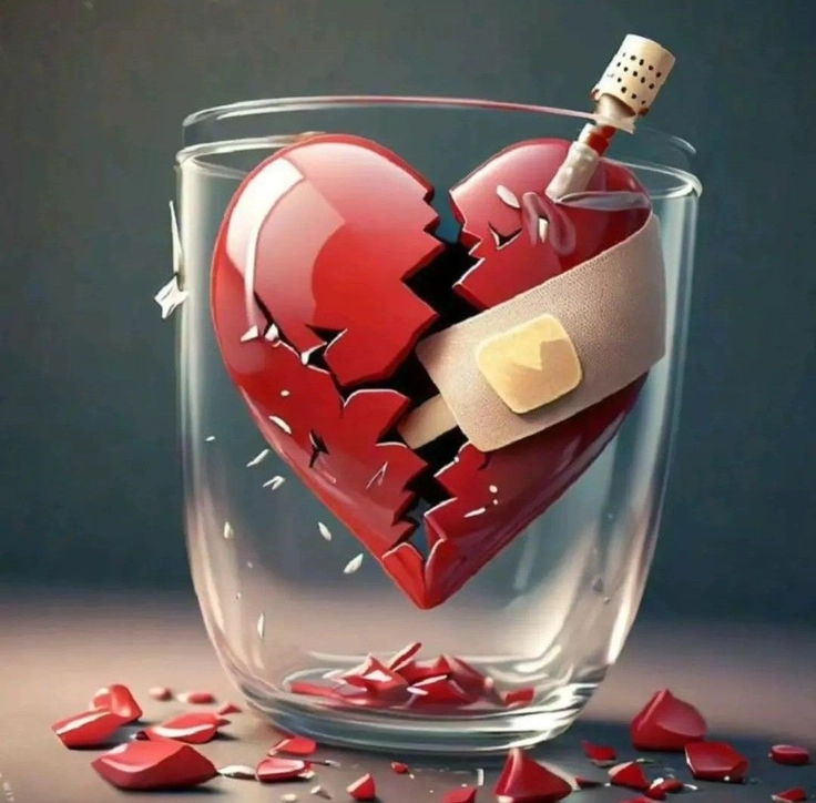 broken heart boy dp