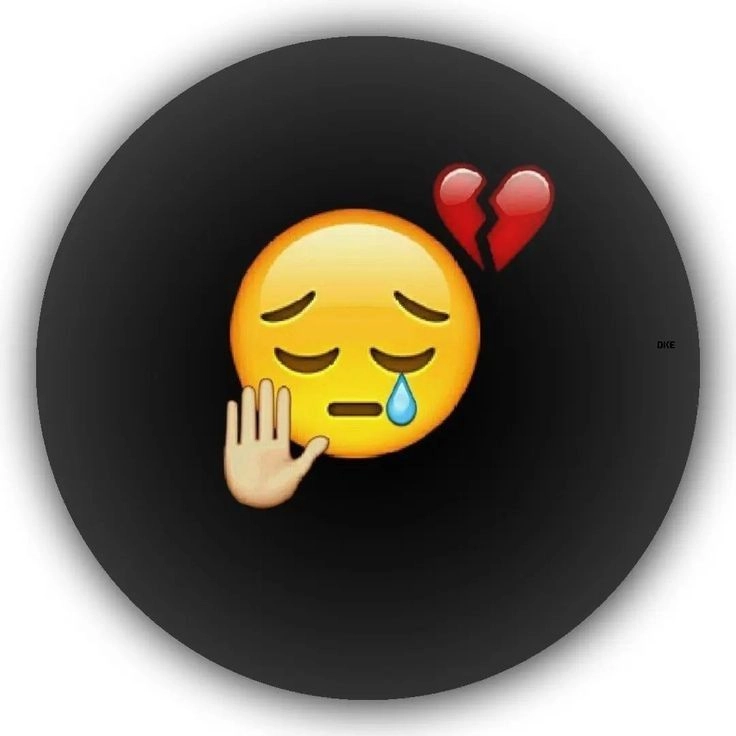 alone broken heart instagram dp