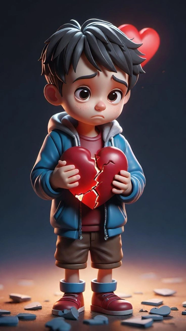 broken heart dp for girls