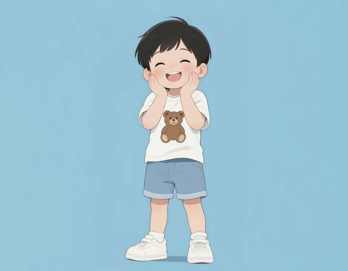 cartoon boy cute photo