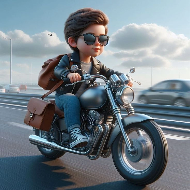attitude cartoon boy dp pic