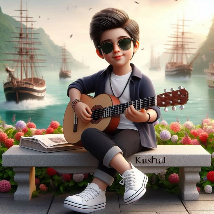boy showing middle finger dp cartoon