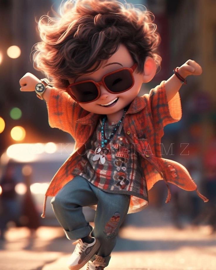cute cartoon boy dp