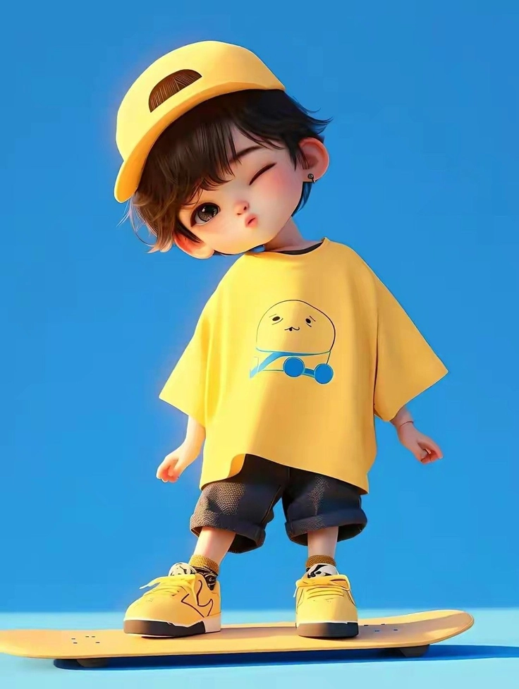 funny cartoon boy dp