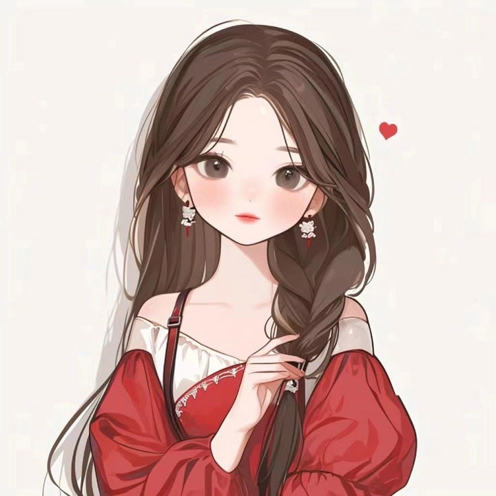 cute cartoon dp for girls