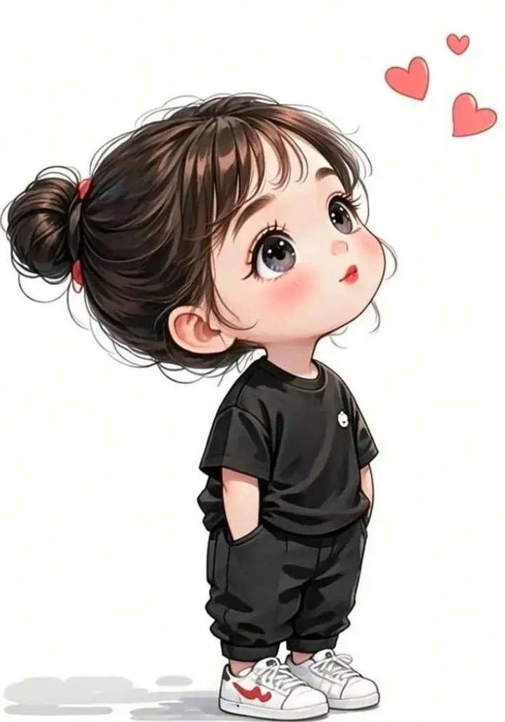 cute cartoon girl images for facebook