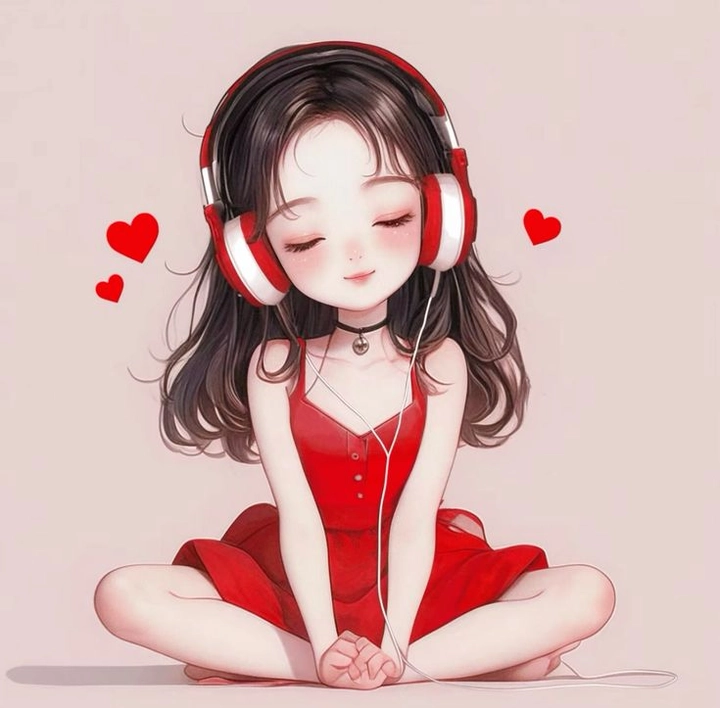 attitude girl dp in cartoon