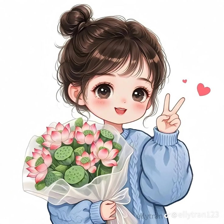 cartoon girl photo