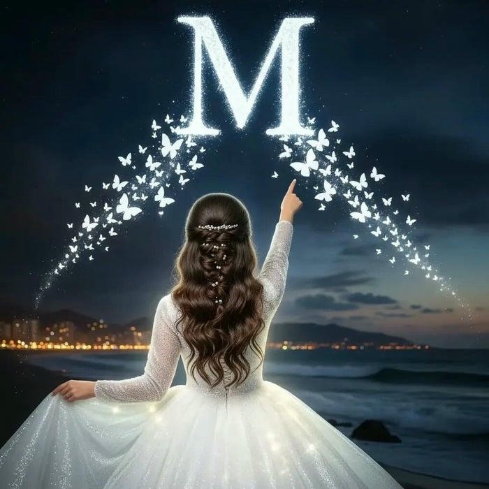 cool M Letter DP
