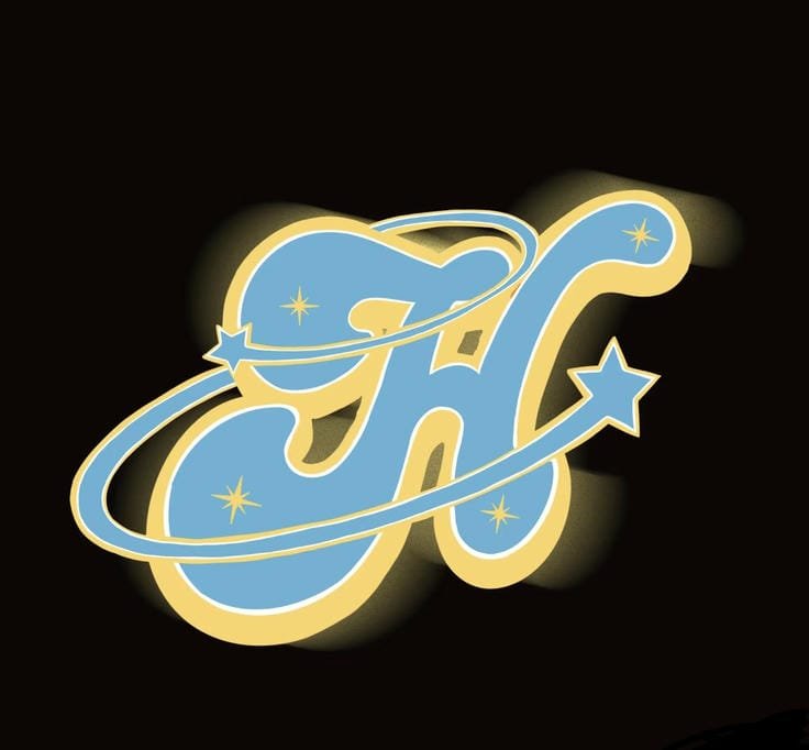cool h letter dp for status