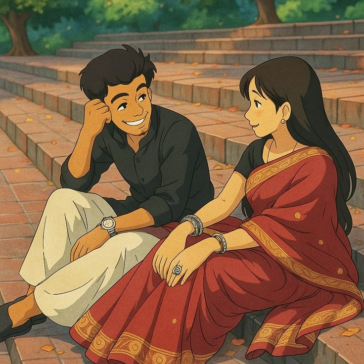 couple cartoon dp