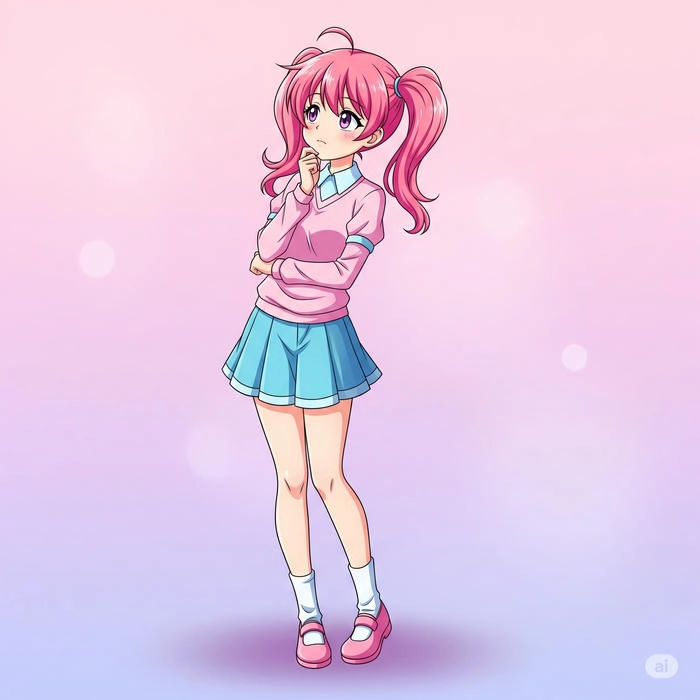 girl anime dp
