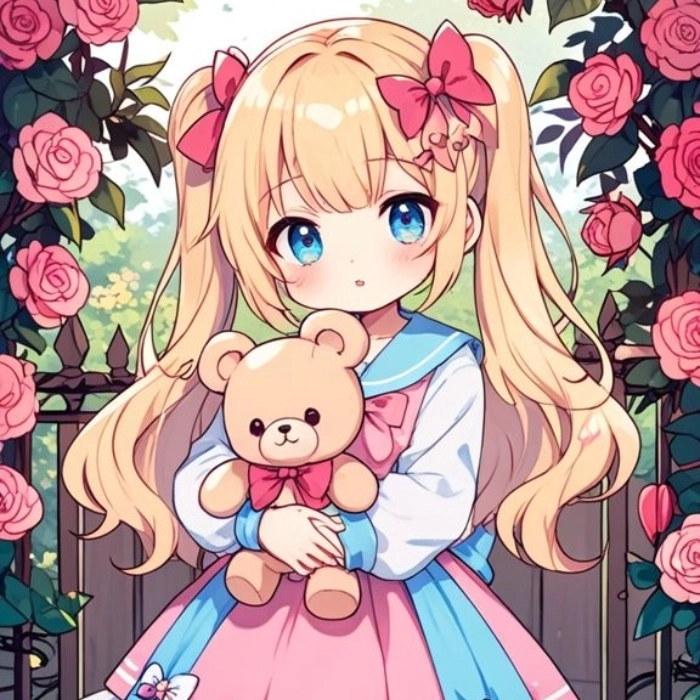 cute anime for dp